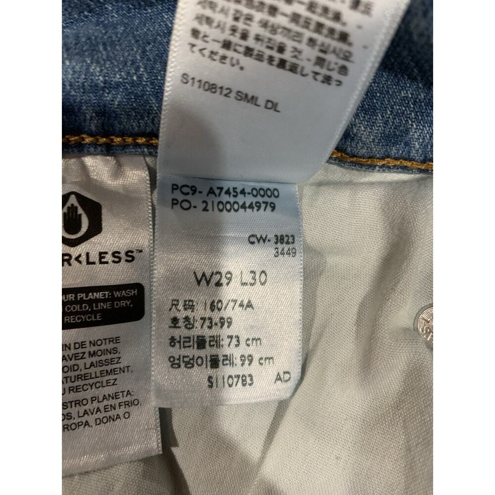 Levi's Superlow Flare Jeans Womens Size 29x30 Medium Wash Y2K Low Rise - Picture 10 of 10